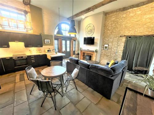 Marske Stables, Yorkshire Dalesにあるキッチンまたは簡易キッチン
