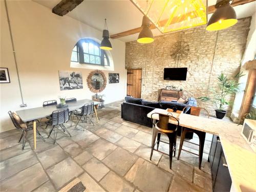 Marske Stables, Yorkshire Dalesにあるテレビまたはエンターテインメントセンター