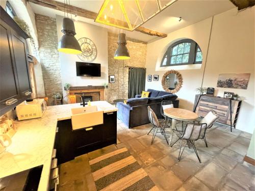 Marske Stables, Yorkshire Dalesにあるテレビまたはエンターテインメントセンター
