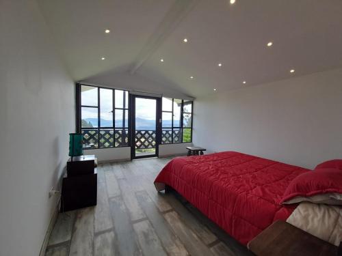 Postel nebo postele na pokoji v ubytování Cabanas Villa Helena