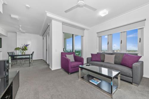 H on Mitchell Apartment Hotelにあるシーティングエリア