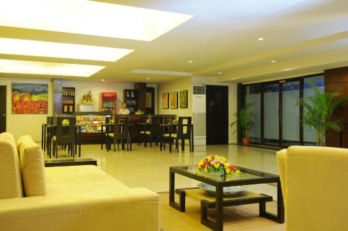 Posezení v ubytování Sampaguita Suites JRG