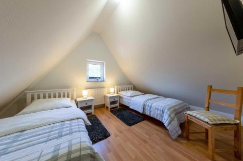 Postel nebo postele na pokoji v ubytování App-3-Borgsum