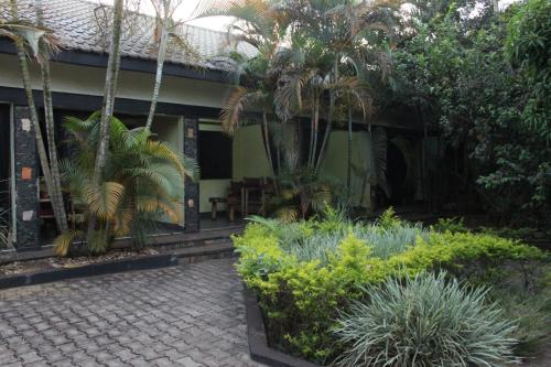 Ein Garten an der Unterkunft Chel and Vade Cottages