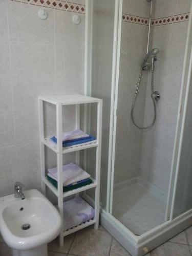 Kúpeľňa v ubytovaní Conte Caramelli Apartment