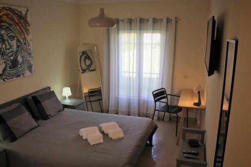 Postel nebo postele na pokoji v ubytování AlgarveSand Porches