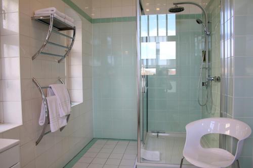 Koupelna v ubytování Ferienwohnung am Brühl