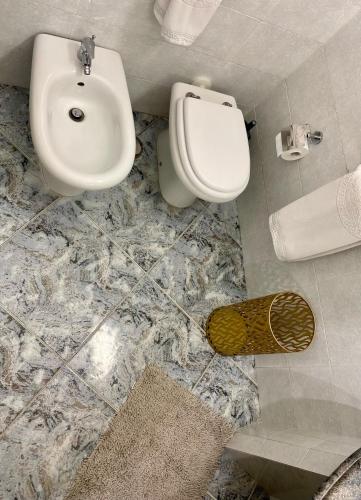 Koupelna v ubytování Suite Incentro Salerno