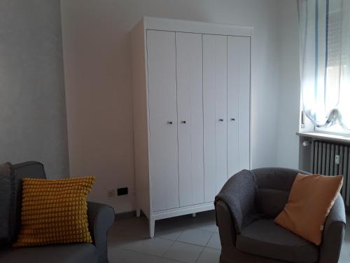 Ruang duduk di Residenza Locatelli