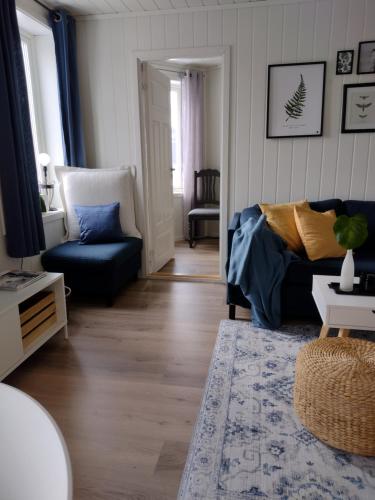 Χώρος καθιστικού στο Light home apartment Alesund with free parking