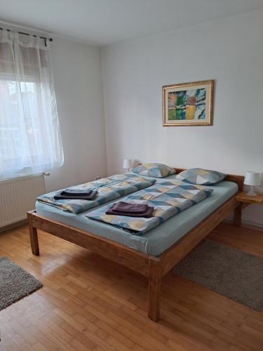 Postel nebo postele na pokoji v ubytování sara1