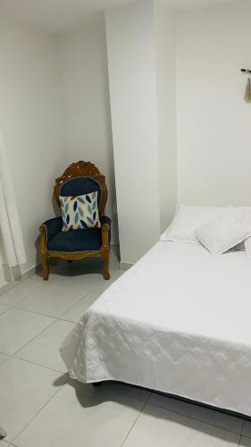 Cama o camas de una habitación en Apt central ,exclusiva zona de Sant