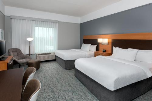 Postel nebo postele na pokoji v ubytování TownePlace Suites Buffalo Airport