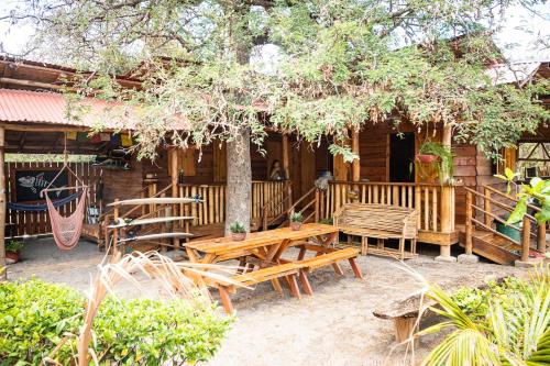 Κήπος έξω από το Casa La Aventura Guasacate - Popoyo