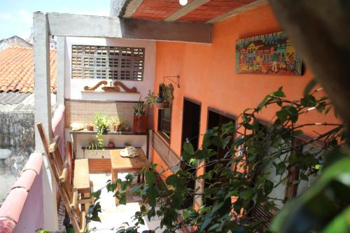 Balkón nebo terasa v ubytování ROSÁRIO TEMPORADA Hostel