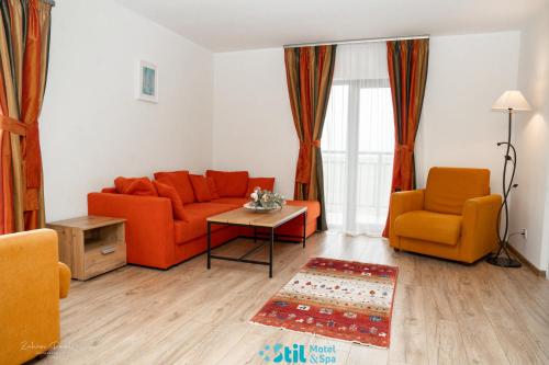 Posezení v ubytování Stil Motel & Spa