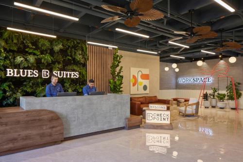 Posezení v ubytování Blues Suites Medellín