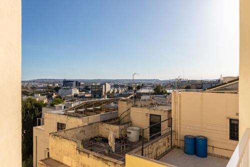 a view from the roof of a building at H2 -Modern and Spacious 3 Bedroom Apartment in San Ġwann