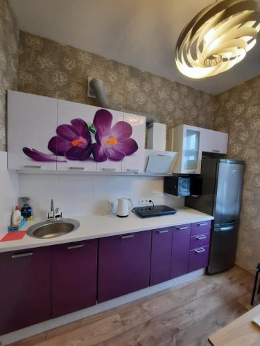 Køkken eller tekøkken på Rigas 72