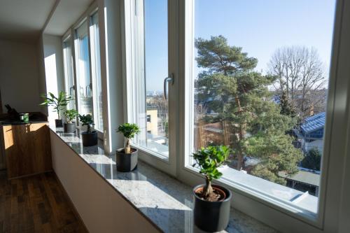 Балкон или терраса в Hochwertiges Apartment / 120m² / Dachterrasse / Parking
