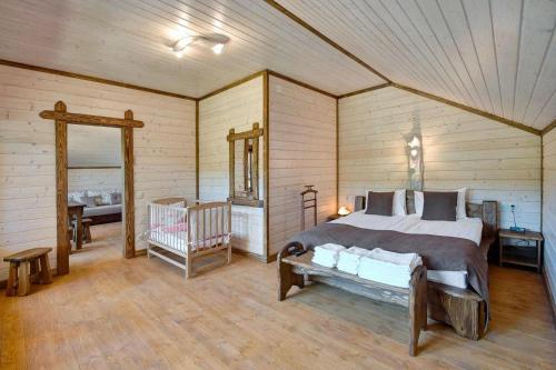Cama o camas de una habitación en Osonnya Karpaty 4*