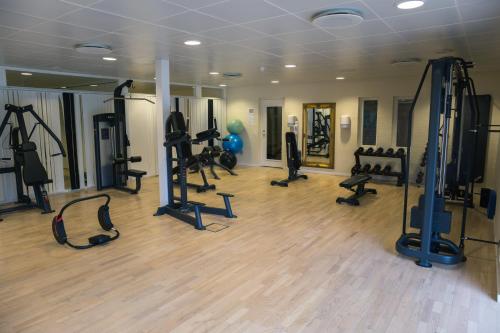 Fitness centrum a/nebo fitness zařízení v ubytování Hotel/ Apartments Marina