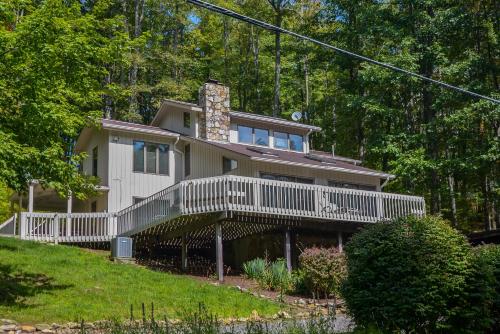 a large house with a porch and a chimney at Cedar Ridge in Oakland