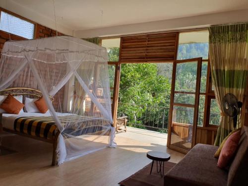 Postel nebo postele na pokoji v ubytování Ayubo Ella - Bed & Breakfast