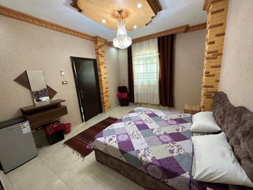 Postel nebo postele na pokoji v ubytování Petra View Flat