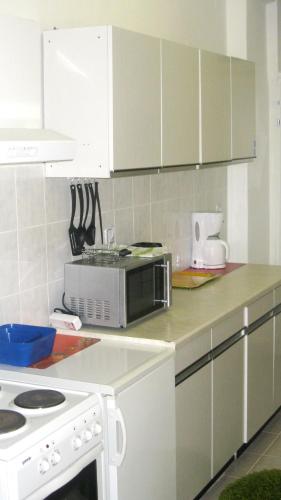 A kitchen or kitchenette at Heino Apartments