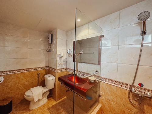 Ένα μπάνιο στο Hotel De Khuvieng
