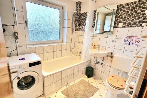 Koupelna v ubytování -CS24- 2 rooms apartment with balcony - HA05