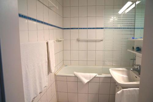 Koupelna v ubytování Frische Brise FeWo 02 04
