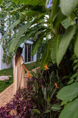 Jardín al aire libre en Olbil Hotel Boutique