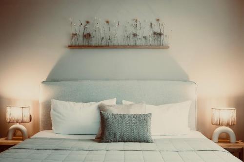 Ліжко або ліжка в номері Landhotel Sonnenhof