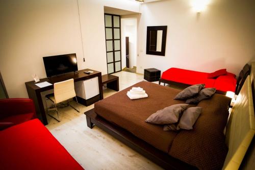 Postel nebo postele na pokoji v ubytování Abraxia B&B