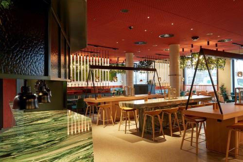 Restaurace v ubytování Scandic Frankfurt Hafenpark