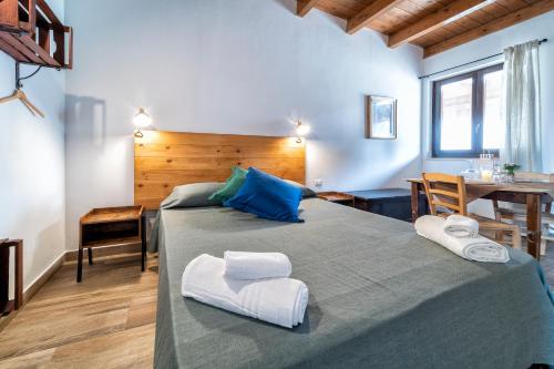 Postel nebo postele na pokoji v ubytování Agriturismo Tenuta del Grillaio
