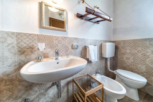 Koupelna v ubytování Agriturismo Tenuta del Grillaio