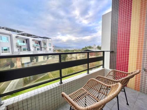 Balkón nebo terasa v ubytování Taitung Rainbow Pet Friendly Maison Resort