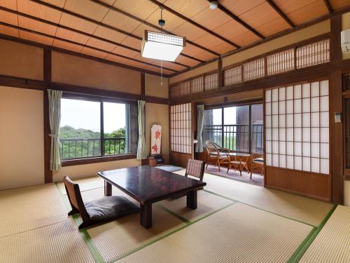 Un lugar para sentarse en Misaki Kanko Hotel