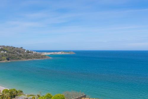 a view of a large body of water at Monowai Heights in St Ives