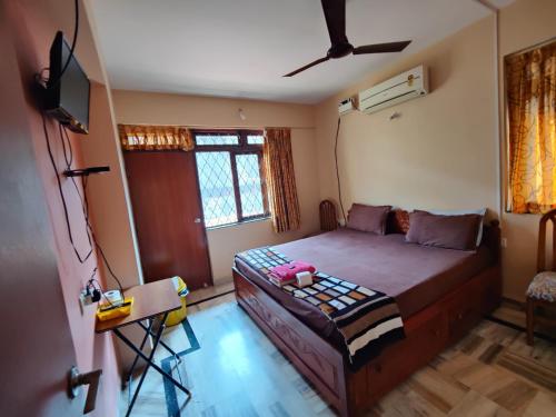 TV a/nebo společenská místnost v ubytování Menezes House