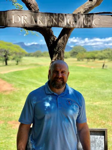 a man standing in front of a sign that says diabetes at Lindiwe Safari Lodge in Hoedspruit