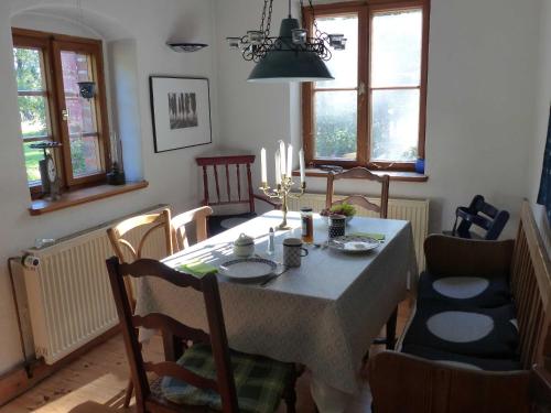 Χώρος καθιστικού στο Ferienhaus Christoph Seeger
