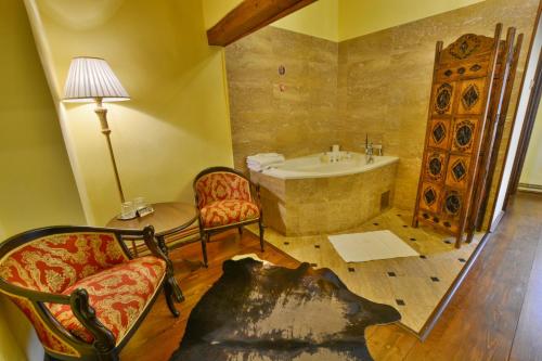 Koupelna v ubytování Casa Georgius Krauss Sighisoara