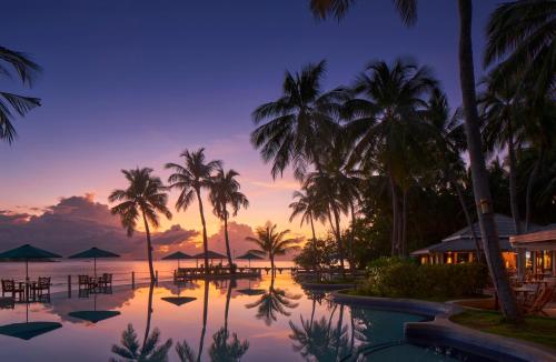 Landskap semula jadi dekat dengan resort