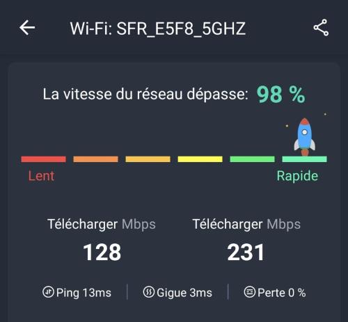 a screenshot of a cell phone screen with the t cell at :) Grand studio lumineux à Toulouse et parking in Toulouse