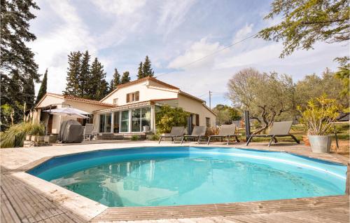 Nice Home In Villecroze With Wifi And 4 Bedrooms