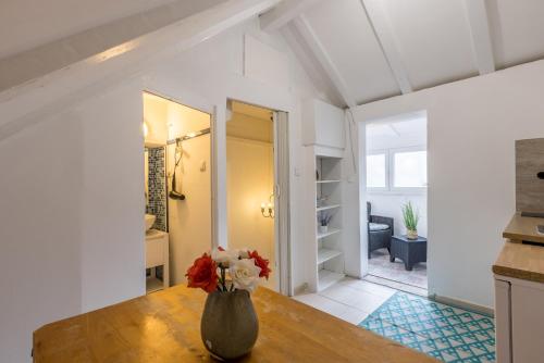 Kuchyň nebo kuchyňský kout v ubytování Apartment Stella